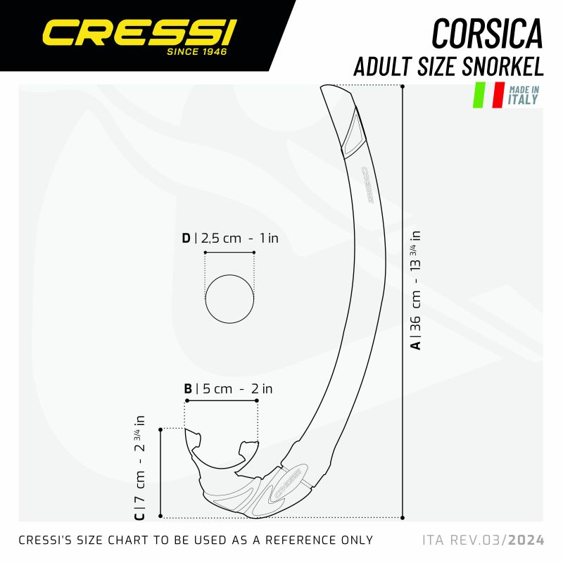 Cressi Corsica dihalka srebrna