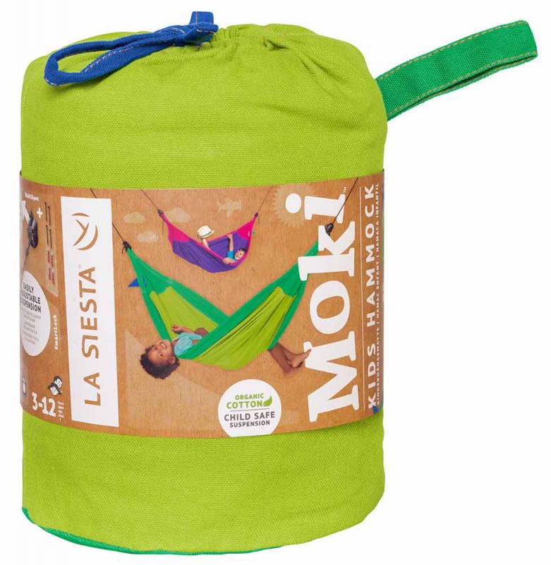 La Siesta otroška viseča mreža Moki Basic froggy