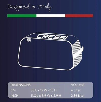 Cressi torba za čevlje Panay limeta