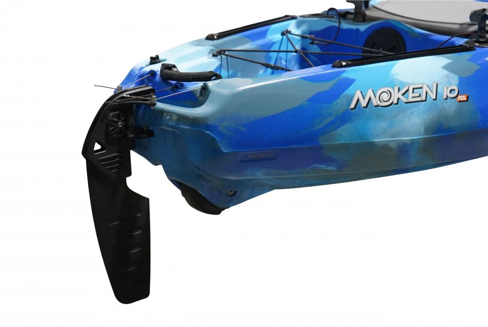 Kajak za ribolov Feelfree Moken 10 Pedaldrive Ocean Camo