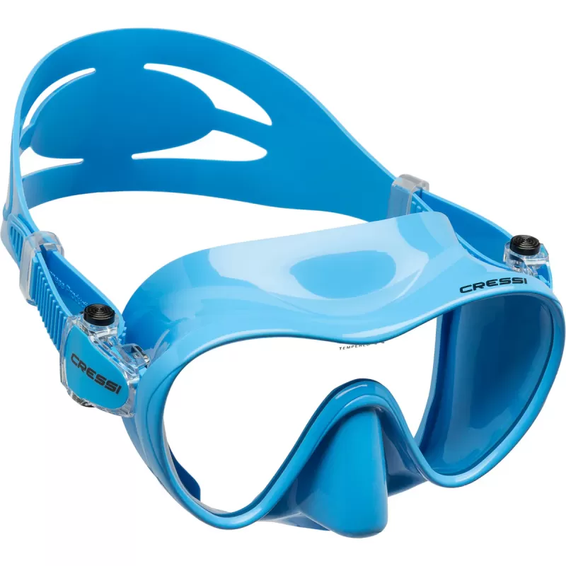 Cressi otroška potapljaška maska F1 aqua modra