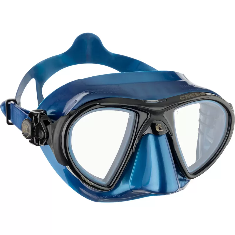 cressi potapljaska maska nano blue metal