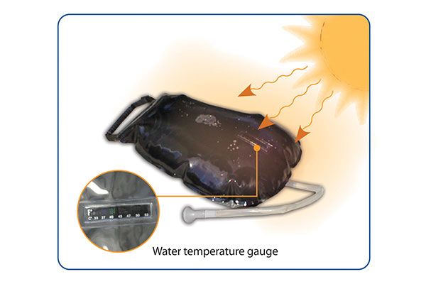 Advanced Elements prenosni solarni tuš 18,90 l