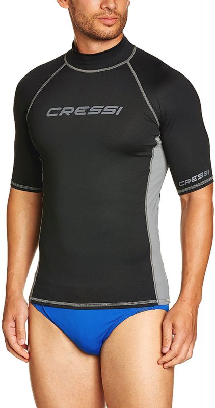 Cressi UV majica s kratkimi rokavi za moške črna L