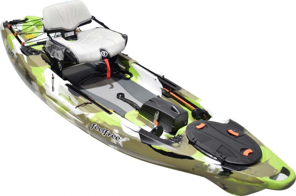 Kajak za ribolov Feelfree Lure 10 v2 lime camouflage