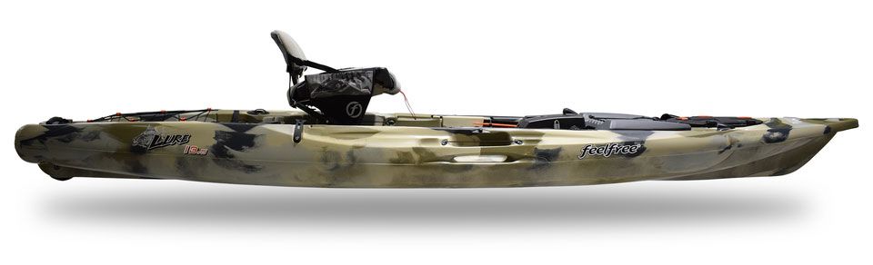 Kajak za ribolov Feelfree Lure 13.5 v2 Sonar pod desert camo