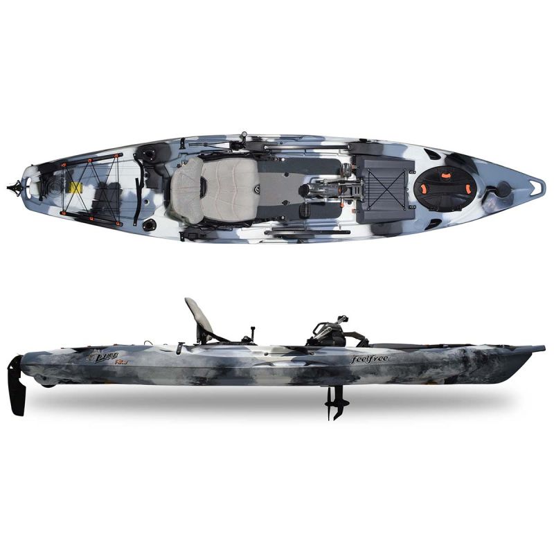 Kajak za ribolov Feelfree Lure 13.5 v2 OD ready winter camo