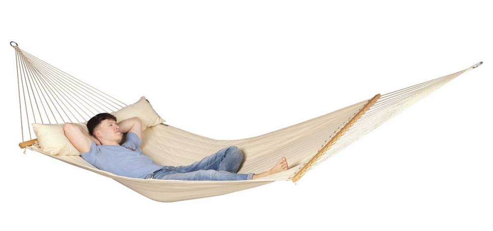 La Siesta viseča mreža Alabama Kingsize vanilija