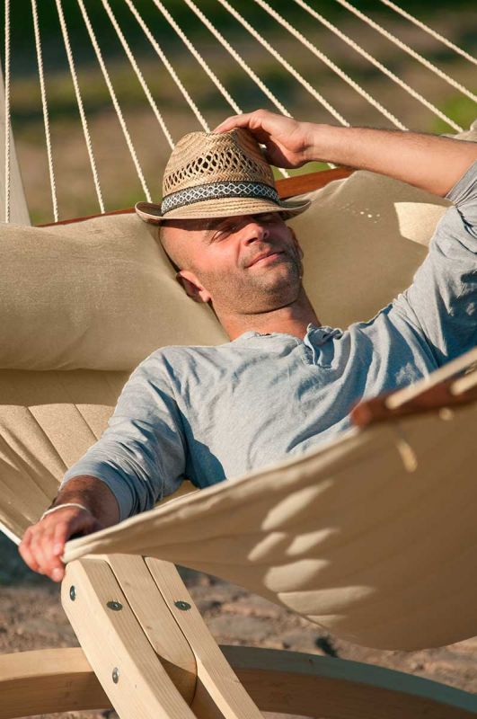 La Siesta viseča mreža Alabama Kingsize vanilija