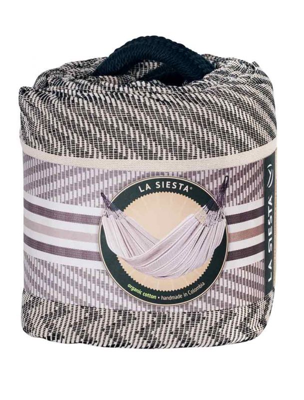 La Siesta viseča mreža bio Flora Kingsize zebra