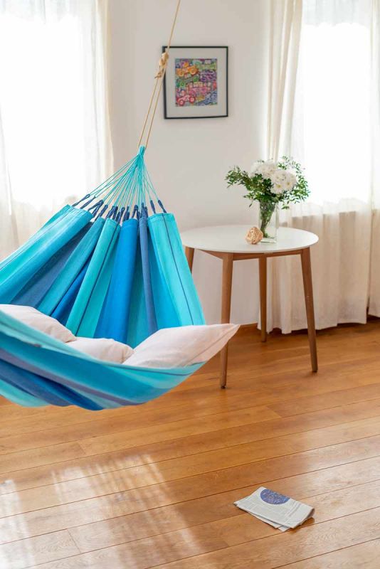 La Siesta bio bombaž Modesta Single lagoon