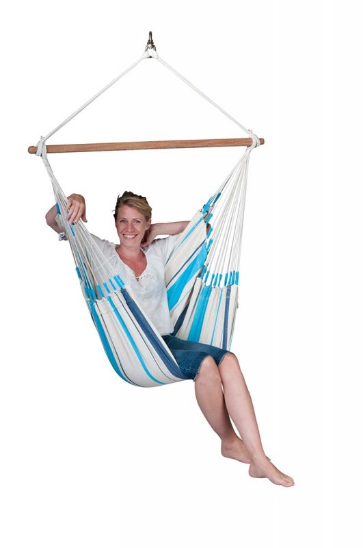 La Siesta viseča mreža Caribena aqua modra