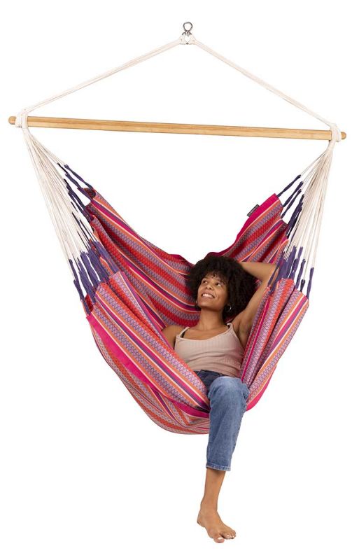 La Siesta viseči stol Habana Comfort flamingo