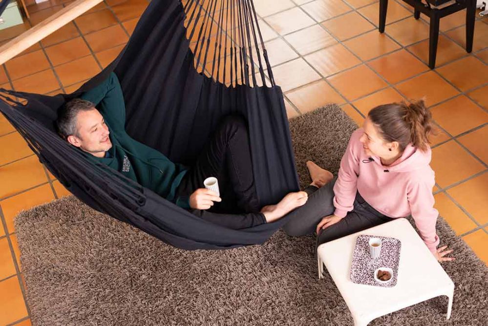 La Siesta viseči stol Habana Comfort onyx