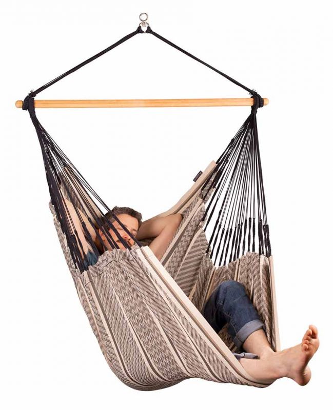 La Siesta viseči stol Habana Comfort zebra