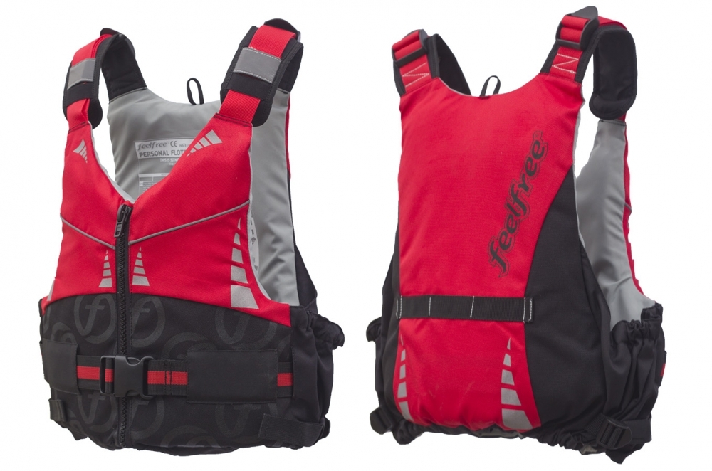 Rešilni jopič Feelfree Advance S/M 55N Rdeč