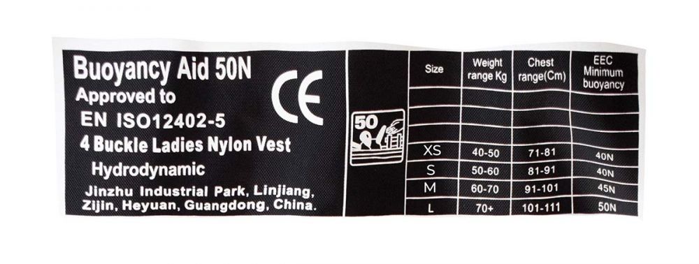 Rešilni jopič Jet Ski Deluxe Nylon 50N pink M