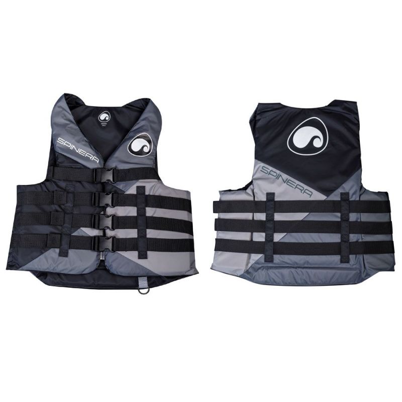Rešilni jopič Jet Ski Deluxe Nylon 50N siv XS