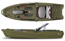 Jonny boat + Suzuki motor 2.5 HP KIT olivno zelena