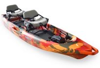 Kajak za ribolov Feelfree Lure II Tandem orange camo