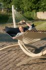 La Siesta viseča mreža Alabama Kingsize navy modra