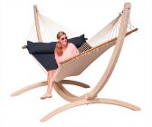 La Siesta viseča mreža Alabama Kingsize navy modra