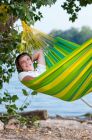 La Siesta viseča mreža Sonrisa limeta zelena