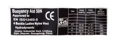 Rešilni jopič Jet Ski Deluxe Nylon 50N blue M