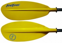 Veslo za kajak Feelfree ALU enodelno 220 cm rumen