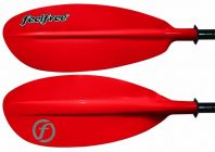 Veslo za kajak Feelfree Fiberglass dvodelno 230 cm rdeča
