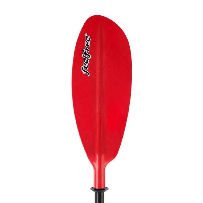 Veslo za kajak Feelfree Fiberglass dvodelno 230 cm rdeča