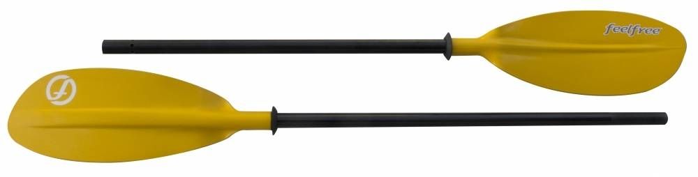 Veslo za kajak Feelfree Fiberglass dvodelno 230 cm rumena
